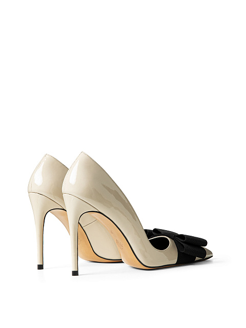 Светло-бежевые туфли-лодочки, 4