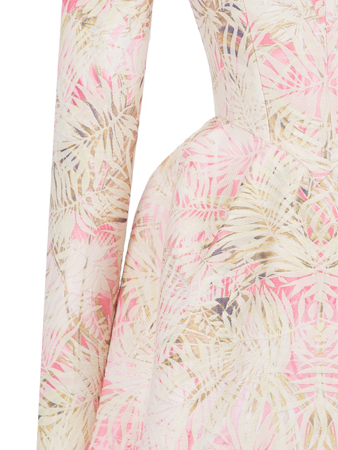 Розовое платье-мини из жаккарда, 3 Розовое платье-мини из жаккарда, 3