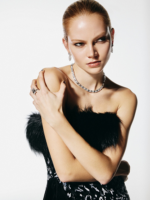 Колье с бриллиантами LG в огранке «кушон», 2