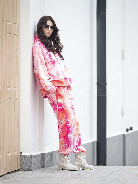 Розовый костюм Tie-Dye, 6 Розовый костюм Tie-Dye, 6