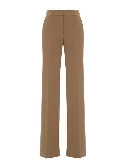 Коричневый костюм-двойка с пайетками, 5