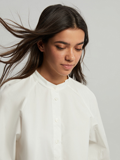 Белая блузка из хлопка, 5