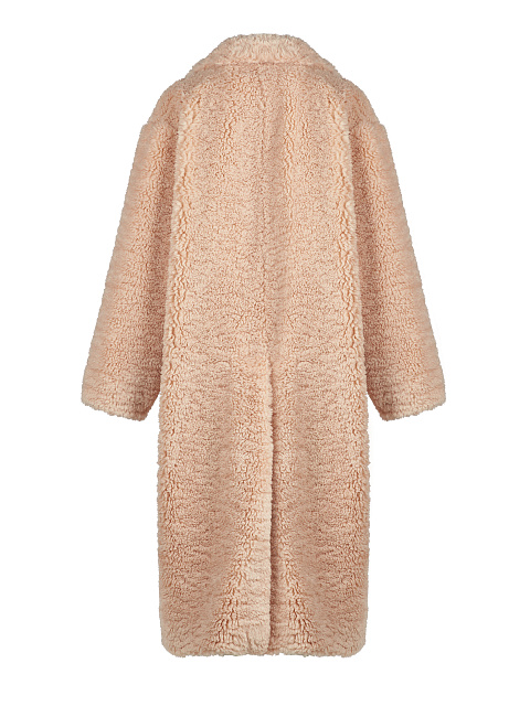 Розовая шуба из эко-меха, 2