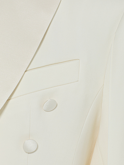 Молочный жакет-фрак, 3