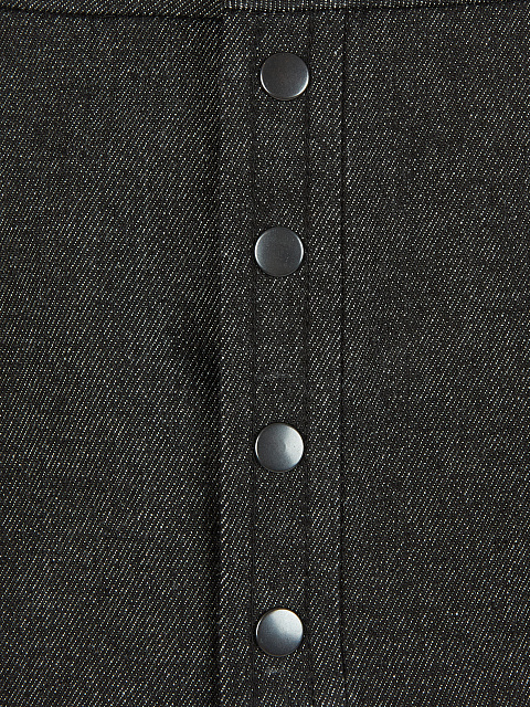 Черная баска из денима, 4