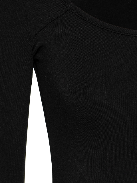 Черное боди с глубоким вырезом, 4 Черное боди с глубоким вырезом, 4