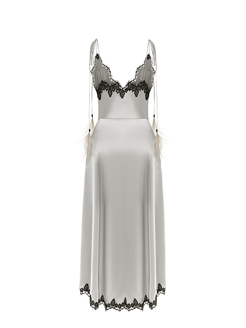 Платье-миди с кружевом, 2 Платье-миди с кружевом, 2