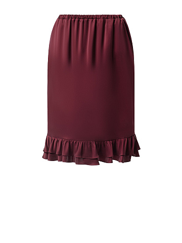 Юбка-миди из шелка, 1