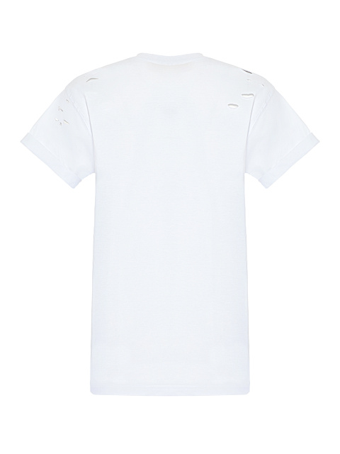 Белая хлопковая футболка Hot Season, 4 Белая хлопковая футболка Hot Season, 4