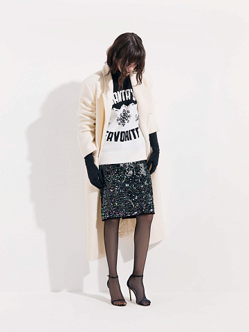 Черно-белый свитер Santa's Favorite, 2