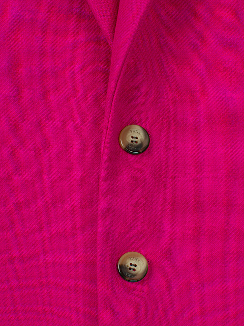 Розовое однобортное пальто из шерсти, 3 Розовое однобортное пальто из шерсти, 3