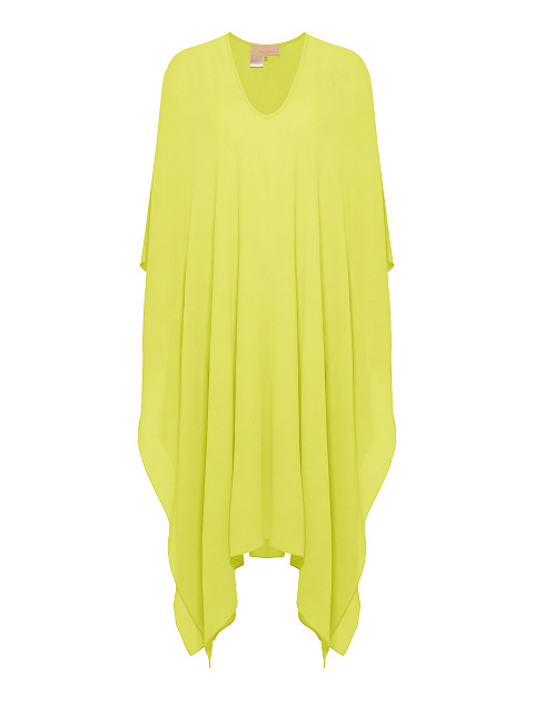 Желтое платье-туника из шифона, 1