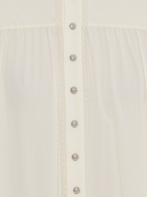 Молочное хлопковое платье-рубашка, 3 Молочное хлопковое платье-рубашка, 3