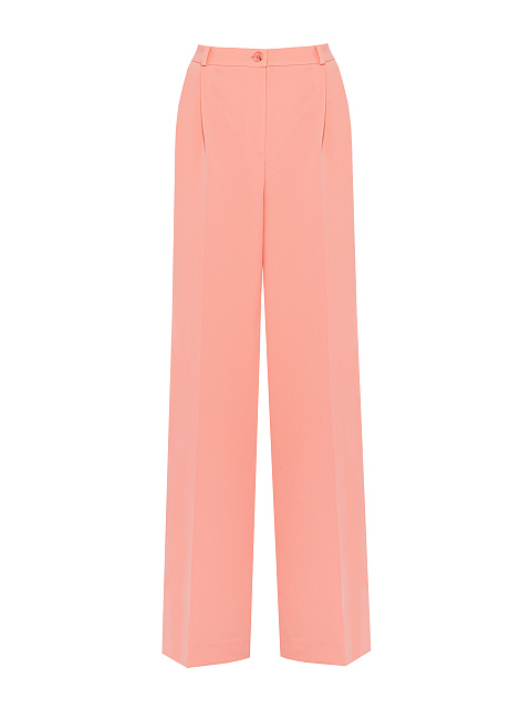 Коралловый костюм из жилета и брюк, 4