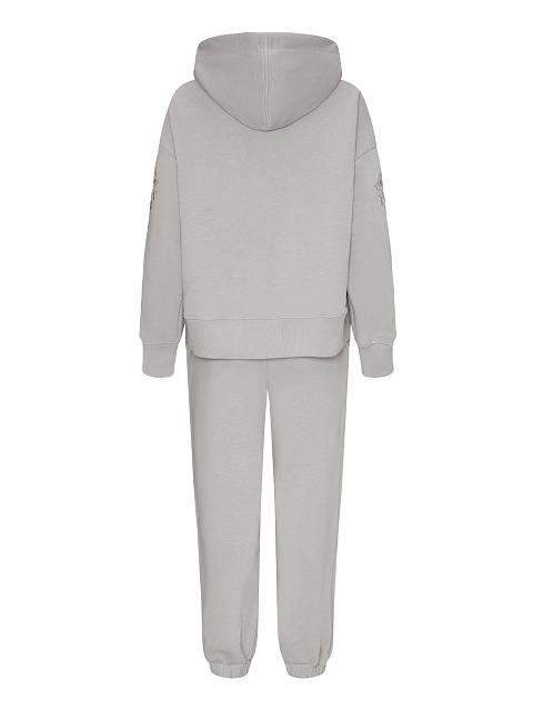 Серый костюм с драконами на рукавах, 2