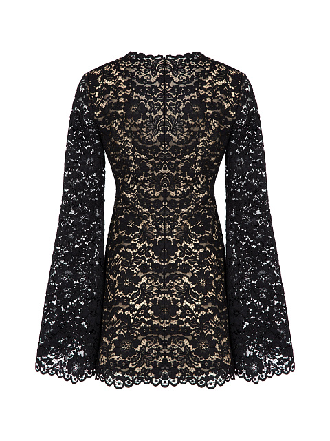 Черное кружевное платье-мини, 2 Черное кружевное платье-мини, 2