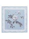 Платок голубой принт Роза LY 70х70 см