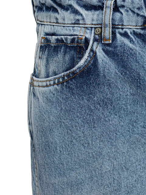 Прямые джинсы голубого цвета, 3