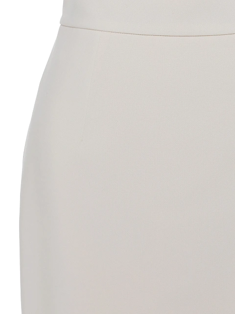 Белый костюм из хлопка с юбкой-миди, 6