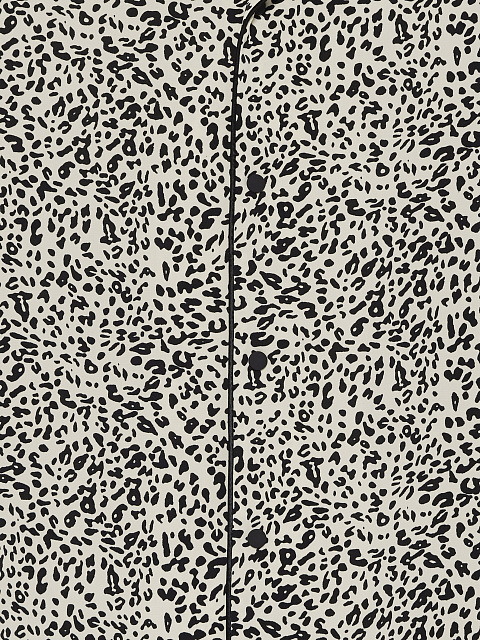 Бежевая пижама с леопардовым принтом, 4