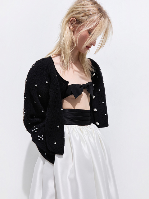 Белая юбка-миди, 3