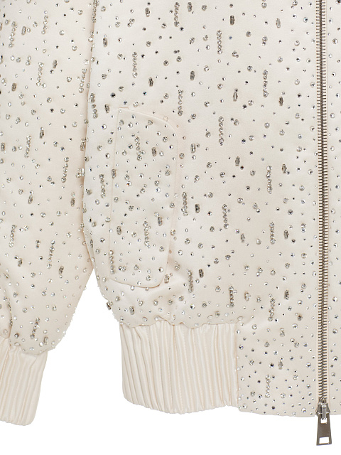 Молочный бомбер с кристаллами и стразами, 3