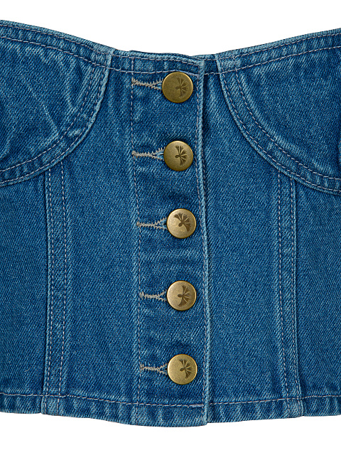 Синий топ из денима, 3