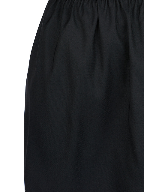 Черный мини подъюбник на резинке, 3