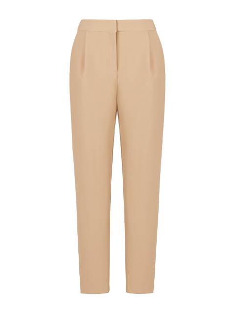 Бежевый брючный костюм со штрипками, 3 Бежевый брючный костюм со штрипками, 3