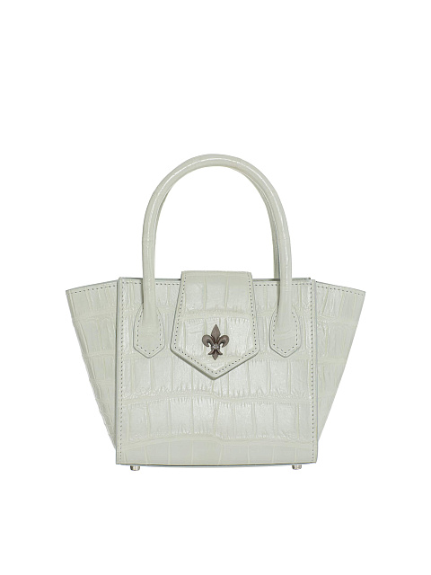 Белая сумка из кожи крокодила, 1