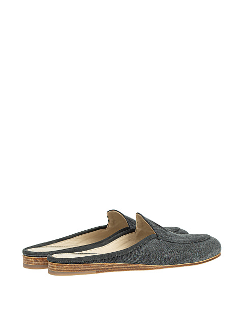 Серые мюли из денима, 3 Серые мюли из денима, 3