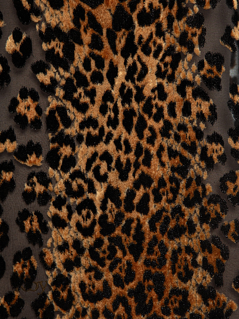 Леопардовый топ из панбархата, 3