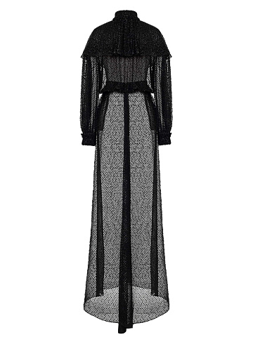 Платье-макси из органзы, 2