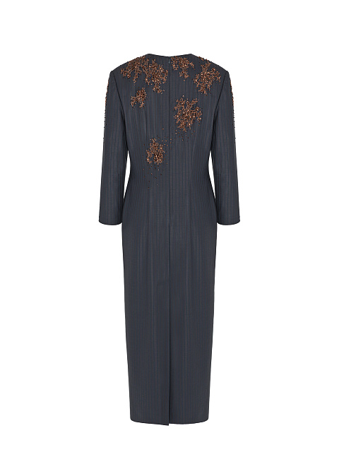 Платье-миди с кружевом и пайетками, 2 Платье-миди с кружевом и пайетками, 2