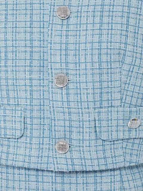 Голубой жакет с люрексом, 3 Голубой жакет с люрексом, 3