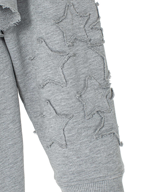 Серый хлопковый костюм со звездами, 4 Серый хлопковый костюм со звездами, 4