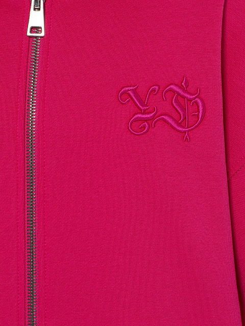 Розовый спортивный костюм с толстовкой на молнии, 4 Розовый спортивный костюм с толстовкой на молнии, 4