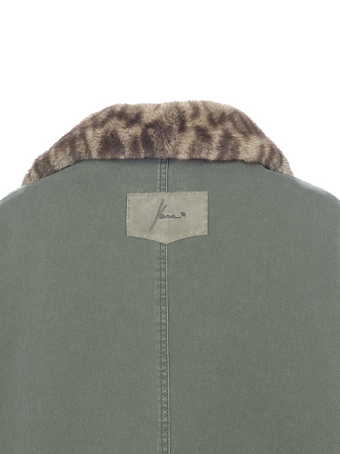 Хлопковая парка на подкладе из меха норки, 4 Хлопковая парка на подкладе из меха норки, 4
