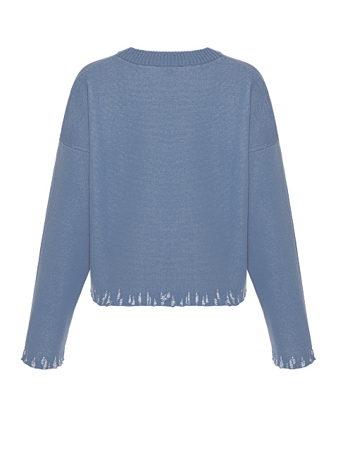 Серо-синий свитер No Drama Club, 2