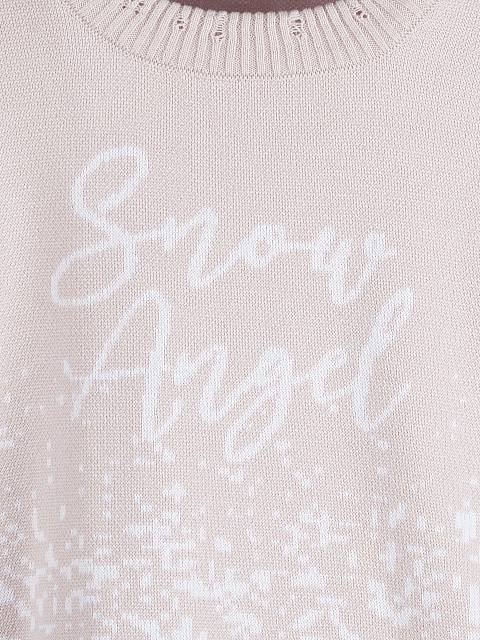 Светло-розовый свитер Snow Angel, 3