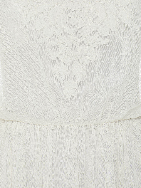 Белое двухслойное платье из хлопка, 6 Белое двухслойное платье из хлопка, 6