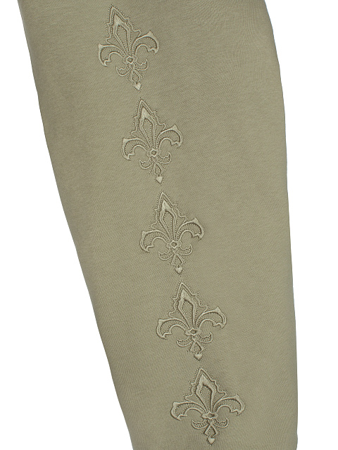 Оливковый костюм с лилиями на рукавах, 3 Оливковый костюм с лилиями на рукавах, 3