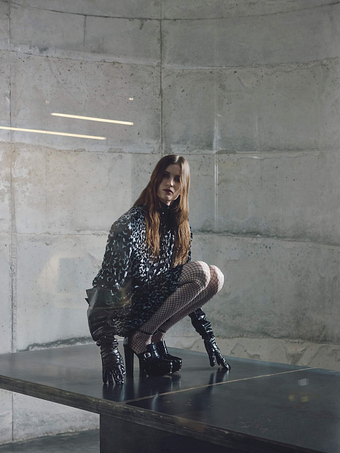 Платье-миди и панбархата, 4