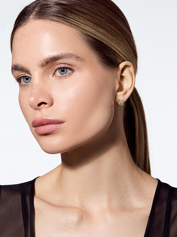 Серьги «Dragon» из желтого золота, 2