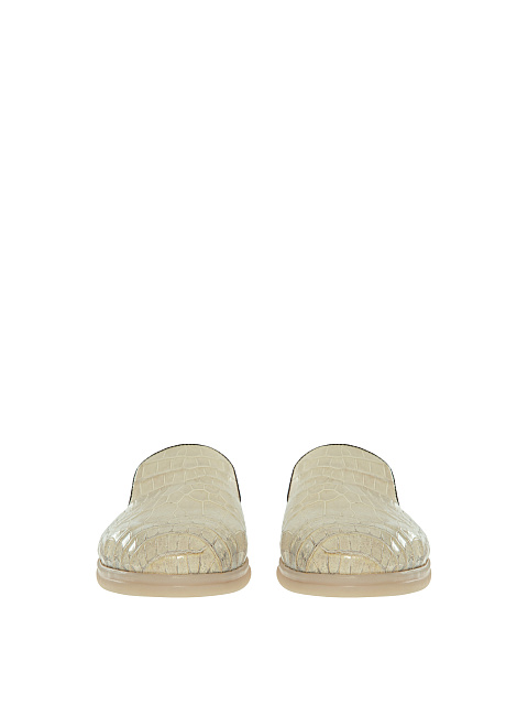 Мужские мюли из кожи гималайского крокодила, 2