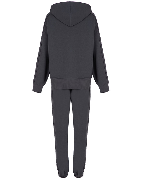 Темно-серый трикотажный костюм с вышивкой в виде крестов, 2 Темно-серый трикотажный костюм с вышивкой в виде крестов, 2