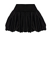 Юбка-мини, пышная на кокетке "балон" черного цвета Юбка-мини, пышная на кокетке "балон" черного цвета
