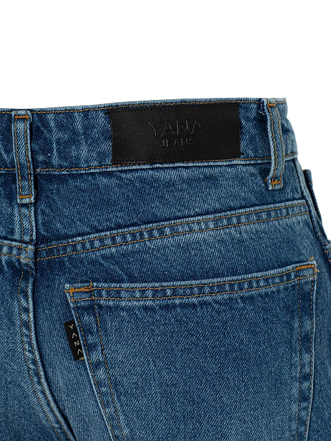 Прямые джинсы синего цвета, 5