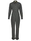 Темно-серый комбинезон в полоску