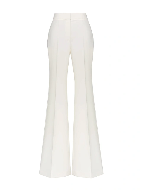 Белый костюм-двойка с брюками клеш, 3 Белый костюм-двойка с брюками клеш, 3